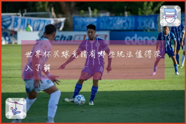 世界杯买球竞猜有哪些玩法值得深入了解