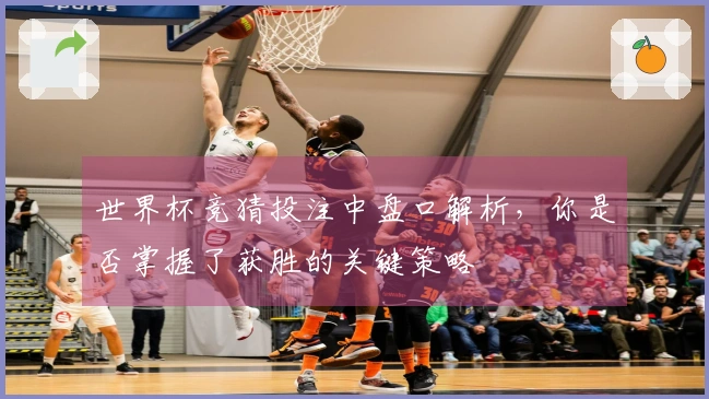 世界杯竞猜投注中盘口解析，你是否掌握了获胜的关键策略